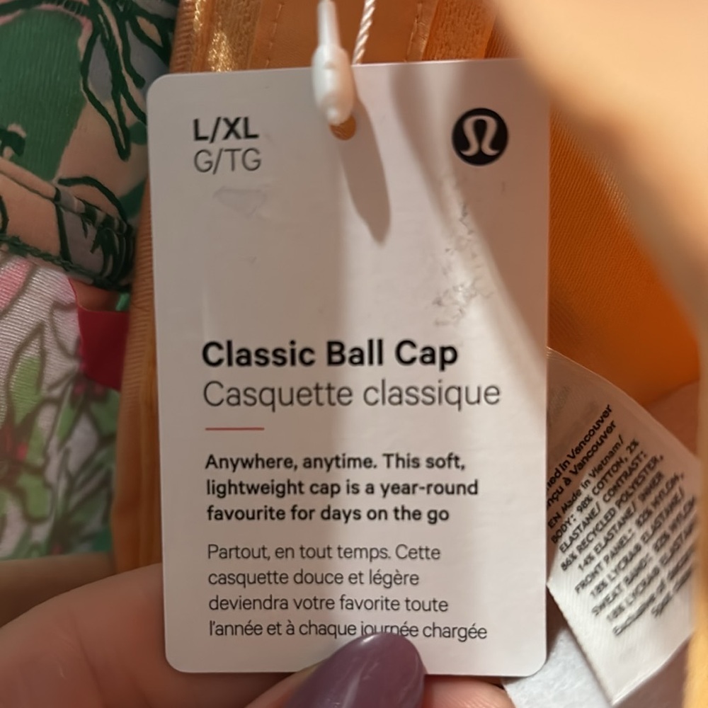 NWT Lululemon Classic Ball Cap Wordmark - Picture 3 of 6